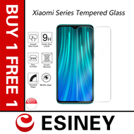 [BUY 1 FREE 1] Tempered Glass Screen Protector For Xiaomi Mi A3 Mi8 lite  Mi 9SE/MI 10/ XiaoMi5 Mi9T Xiaomi A2 Mi9 Mi note8 pro Hongmi 6A Hongmi 7A Hongmi note7 Hongmi note2 Hongmi Note - Clear ( Non full cover / coverage )