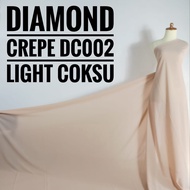 Diamond Crepe DC002 Light Coksu Fabric (0.5M)