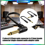 POP 6 35Mm To 3 5Mm Sound Adapter Cable For Amplifiers And Microphones 30Cm 11 81in