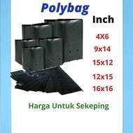 1Pc UV Protection Poly Bag /Polybag/Nursery Plantation Plastic/Polibag Fertigasi/Plastik Semaian Benih Seed/Tanah/种植袋