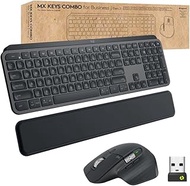 Logitech MX Keys Combo for Business | Gen 2, Full Size Wireless Keyboard and Wireless Mouse, with Ke