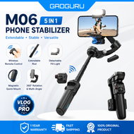 Gadguru TOKQI M06 3-Axis Gimbal Stabilizer Shooting Ai Face Recognition Anti-Shake Stabilizer Mic Li