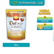 Biogrow Oat BG22 Bran Powder with Beta-Glucan REFILL PACK EXP:11/2027