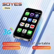 SOYES XS15 Mini Smartphone 3.0" Android8.1 Quad-core 2GB RAM 16GB ROM Dual SIM Standby 3G Network Sm