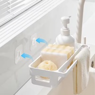 Multipurpose Shelf No Need To Drill The Wall Built-In Tray Size 27.3*13.5*6.5 Cm. D116