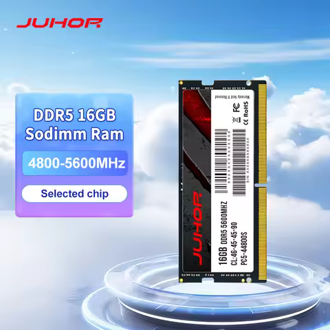 JUHOR Notebook Ram DDR5 16GB 4800MHz 5600MHz Laptop Memory ram