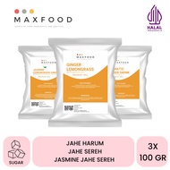 MAXFOOD - Sample Ginger Drink All Variants of Fragrant Ginger, Lemongrass Ginger, Jasmine Ginger 100