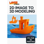 LayeZ Studio | 2D to 3D Model Conversion Service – Fast STL File for 3D Printing