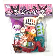 833-1 Kids Girl Kuromi Casher Set Pretend Play Toys Cash Register Mainan Budak Casher Gift