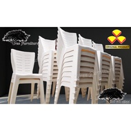 10 pcs - 3V EL 701 Dining Plastic Chair Home Office Restaurant Chair - Klang Valley only