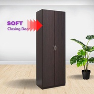 LOFT ESCOT 2 Door wardrobe/ almari/ almari baju/ almari pakaian/ almari baju kayu