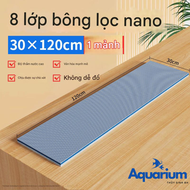 Bông Lọc 8D Lọc Nước Hồ Cá Cảnh Hồ Koi - Kích Thước Lớn 40x30 / 50x30 / 50x40 / 120x30 / 120x50 cm –