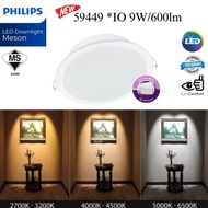Philips Meson Interlaced Optics(IO) Recessed Downlight / 4" 9W 59449 / PHILIPS Meson LED Downlight /