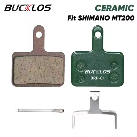 BUCKLOS Brake Pads Bicycle Ceramic Disc Brake Pad for SHIMANO MT200 Durable MTB Road Bike Hydraulic 