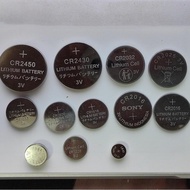 Free Shipping CR2025 Button Battery CR2032/CR2016/CR2450/CR1632 Car Key Lithium Battery