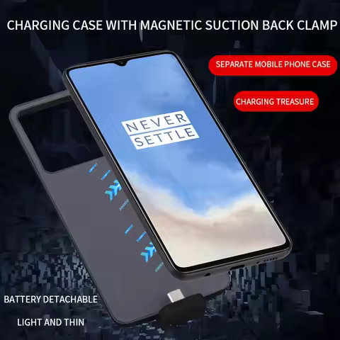 5000Mah Power Case for OnePlus 7T Battery Case for OnePlus 7T Battery Charger Case Power Bank