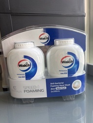 威露士自動泡沫洗手機專用洗手液補充裝 蘆薈 (Walch Anti-bacterial Foaming Hand Wash ALOE Refill Pack) 2x350ML