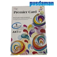 Uni Paper A4 3 Sheet Card 160gsm