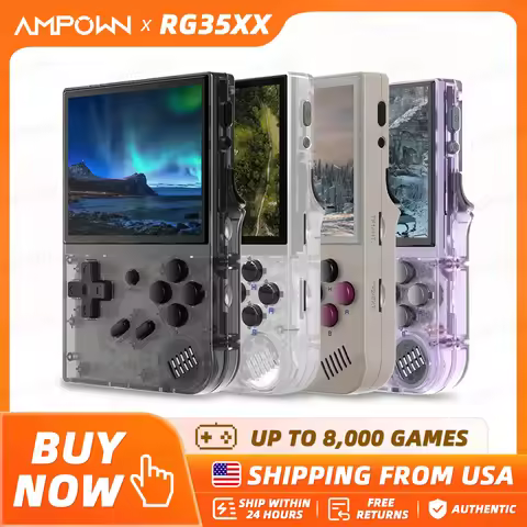 ANBERNIC RG35XX Handheld Game Console H700 Processor 3.5'' IPS Screen Linux System Retro Portable Vi