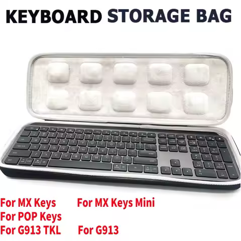 Wireless Keyboard Portable Storage Bag Waterproof Protect Travel Carry Case For Logitech MX Keys Min