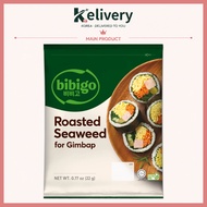 [BIBIGO] BIBIGO KOREA Gimbap │ Nori for Sushi Kimbap Roll (Seaweed Sheets) 22g