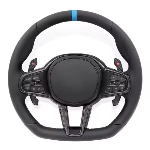 Full Leather CS Steering Wheel For BMW G02 G05 G06 G20 G21 G22 G26 G29 G80 G87 F40 F44 i4 M40i M340i