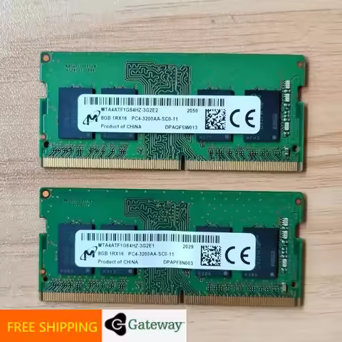 A+Micron RAMS DDR4 8GB 3200MHz Laptop Memory DDR4 8GB 1RX16 PC4-3200AA-SC0-11 SODIMM 1.2V