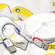 Marinashop77 VODA CHARGER DATA CABLE 3 Meters 2A CABLE PRO USB