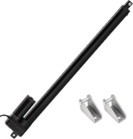 JQDML 24V 22 Inch Stroke Linear Actuator Heavy Duty 660lbs/3000N IP65 Waterproof Speed 0.2"/sec Line