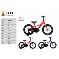Raleigh Reef Kids Bike 16" Inch Bicycle With Single Speed / Blue , Orange , Pink