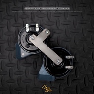 [Taichung Guangwei] KRV Horn Bracket Stand White Iron BOSCH High Woofer Anti-Rust Precise Opening Ea