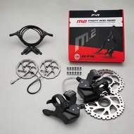 GTS Hydraulic Disc Brakes with 7/8 Speed Derailleur Drivetrain GTS Brek Cakera Hidraulik dengan Dera