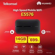 Modem Wifi Unlock 4G Huawei E5576 Free kuota 14gb Resmi