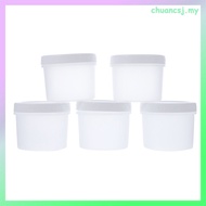 【in stock】  5 Pcs Mini Dessert Cups Ice Cream Box Yogurt Freezer Containers Clear Plastic