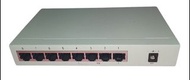 4+4 Port PoE Switch POE供電交換器 國際標準48V 鐵殼金屬外殼