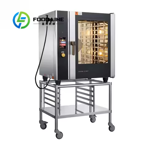 Customize Commercial Kitchen Multifunction Digital 20 Trays Electric Combination Food Combi Steamer 
