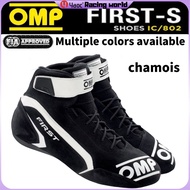 Yyaoc®Omp racing shoes kart shoes FIA certified all-leather driving shoes F1 racing shoes car pull s