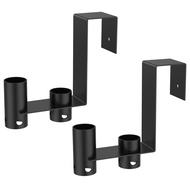 2Pcs Pool Fence Hook Easy Installation Pool Fence Equipment Hook Metal Pond Tool Organizer for Outdo