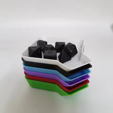 Board Game Tray Storage Box Accessories Storage Portable Box Game Props Token Storage Tray Dice Box 