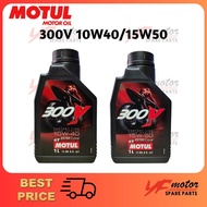 MOTUL 300V 4T MINYAK HITAM 10W40-15W-50