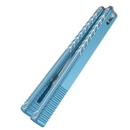 Nabalis X Will Hirsch Vulp Bushing Butterfly Knife Balisong Trainer 6061 Aluminum Channel Handle Wit