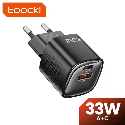 Toocki 33W USB Type C GaN Charger Mini PPS Fast Charge For iPhone 17 16 15 iPad Xiaomi Samsung Galax