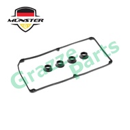 (5pc) Münster Valve Cover Gasket + Spark Plug Seal O Ring MD342281 / MD339118 for Proton Waja 1.6 4G