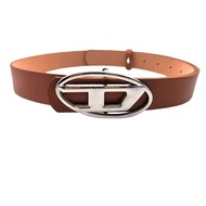 NEW imported DIESEL Korean Trend New D Letter Oval Metal Buckle Mens And Womens Versatile Decorative