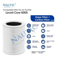 Levoit Core 600s Replacement Air Purifier Filter 600s-RF HEPA H13/
