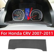 For Honda CRV 2007 2008 2009 2010 2011 Accessories Carbon Fiber Interior Car Speedometer Bottom Pane
