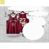 Forshirt.2025 NBA All Star West Customized Jersey Full Sublimation