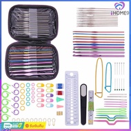 【มาถึงภายใน 2 วัน】🚚22Pcs ชุดเข็มถักโครเชต์ ถักนิตติ้ง crochet hook ไหมพรมถัก