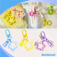 GANTUNGAN 6PCSKeychainsKeychain Star Bear Cute Star Star Keychain