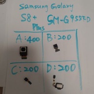 Samsung S8 s8+ plus sm-g955fd，後鏡頭，前鏡頭，尾插，按鈕，排線，電池等